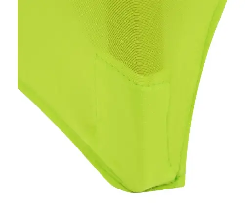 Krēslu Pārvalki, 6 Gab., Zaļi, Elastīgi Vidaxl