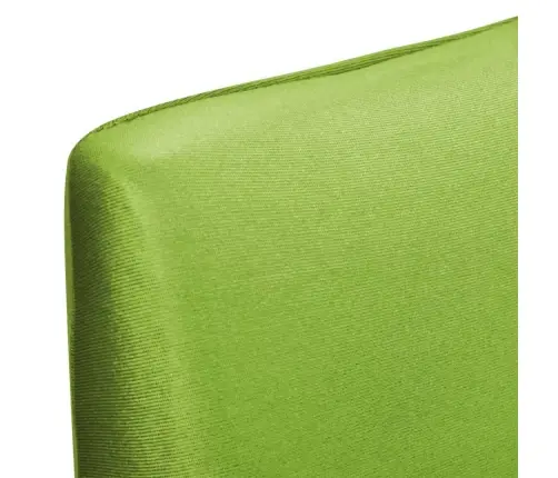 Krēslu Pārvalki, 6 Gab., Zaļs, Elastīgs Materiāls Vidaxl