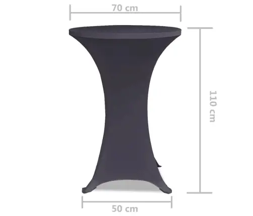 Venivad Lauakatted 2 Tk 70 Cm Antratsiit