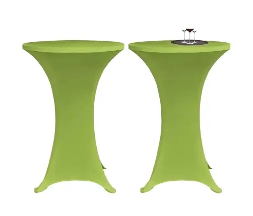 Galdu Pārvalki, 2 Gab., 70 Cm, Zaļi, Elastīgi Vidaxl
