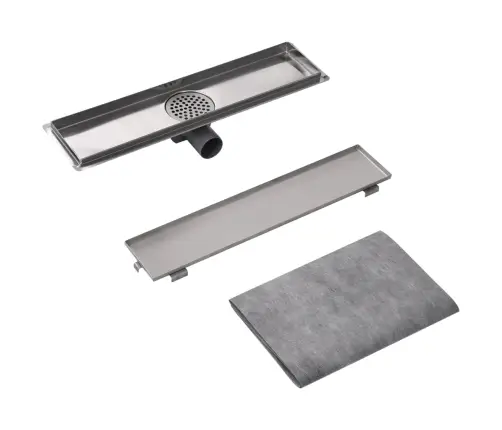 Lineārā Dušas Noteka, 530X140 Mm, Nerūsējošs Tērauds Vidaxl