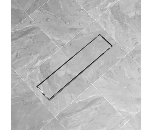 Lineārā Dušas Noteka, 530X140 Mm, Nerūsējošs Tērauds Vidaxl