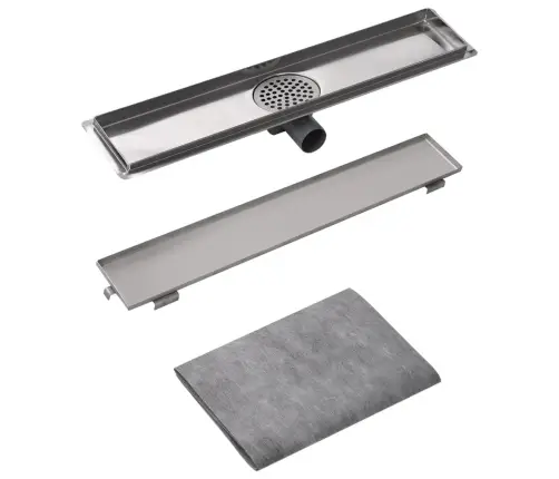 Lineārā Dušas Noteka, 630X140 Mm, Nerūsējošs Tērauds Vidaxl