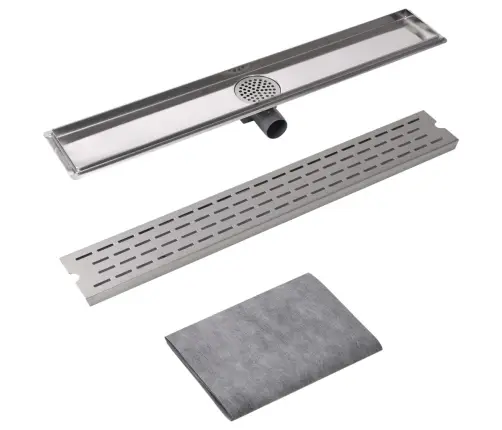 Lineārā Dušas Noteka, 830X140 Mm, Nerūsējošs Tērauds Vidaxl