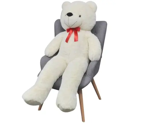 Plüüsist Kaisukaru, 170 Cm Valge