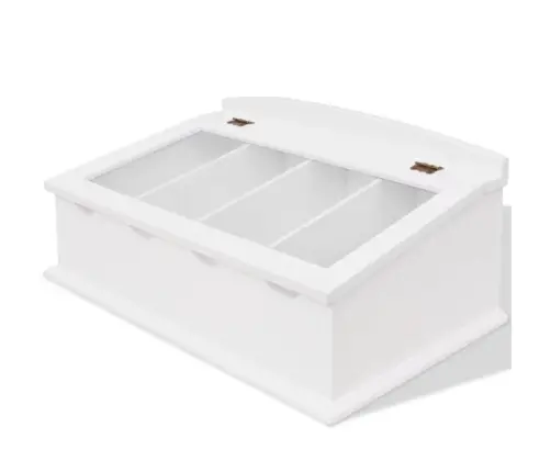 Vidaxli Valge Barokkstiilis Söögiriistahoidja Mdf