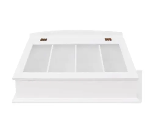 Vidaxli Valge Barokkstiilis Söögiriistahoidja Mdf