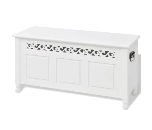 Vidaxli Barokkstiilis Hoiupink Mdf Valge