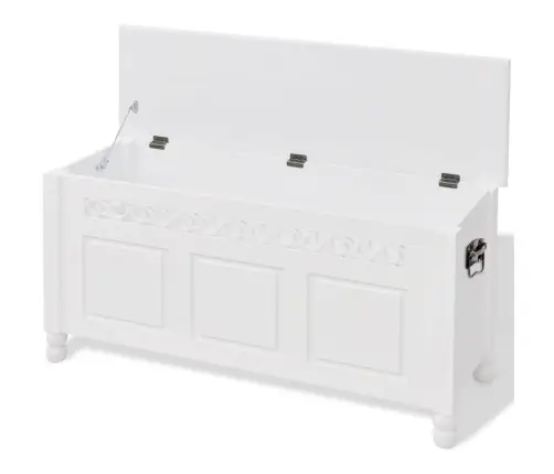 Vidaxli Barokkstiilis Hoiupink Mdf Valge