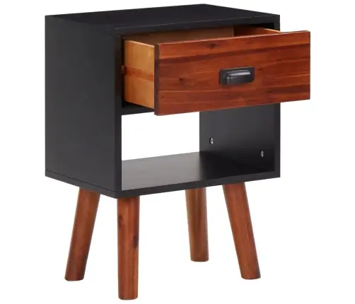 Naktsskapīši, 2 Gab., Akācija Koks, 40X30X57 Cm Vidaxl