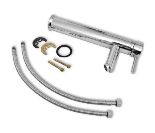 9-Osaline Kraani Ja Valamuga Vannitoamööbli Komplekt, Beež