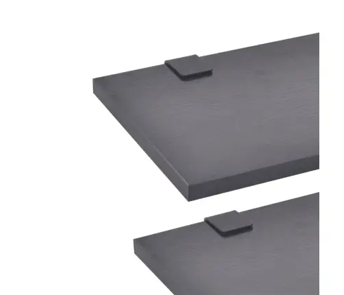 Kümneosaline Kraani Ja Valamuga Vannitoamööbli Komplekt, Must Kümneosaline Kraani Ja Valamuga Vannitoamööbli Komplekt, Must