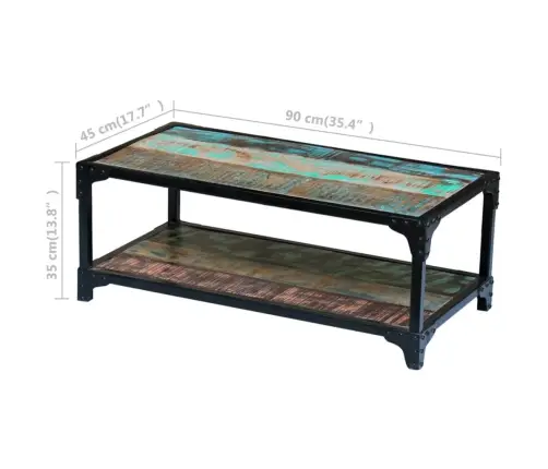 Vidaxli Kohvilaud Taastatud Puidust Vidaxli Kohvilaud Taastatud Puidust