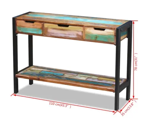 Puhvetkapp 3 Sahtliga, Taastatud Puit