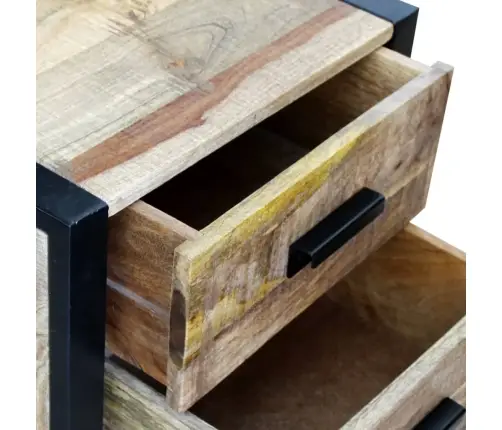 Kumode Ar 2 Atvilktnēm, 43X33X51 Cm, Mango Masīvkoks Vidaxl Kumode Ar 2 Atvilktnēm, 43X33X51 Cm, Mango Masīvkoks Vidaxl
