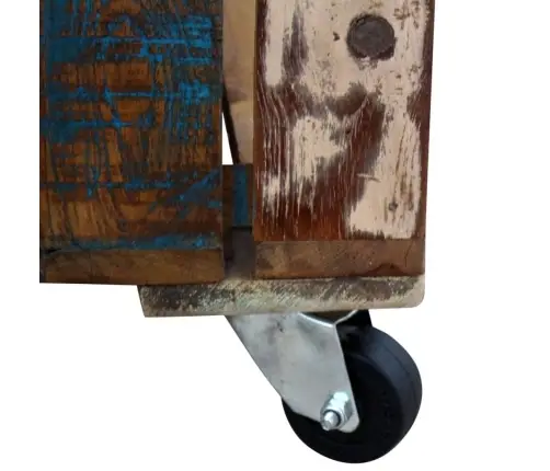 Kafijas Galdiņš, Pārstrādāts Masīvkoks, 70X70X35 Cm Vidaxl