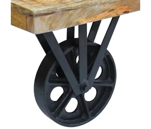 Kafijas Galdiņš, 120X60X30 Cm, Mango Koks Vidaxl