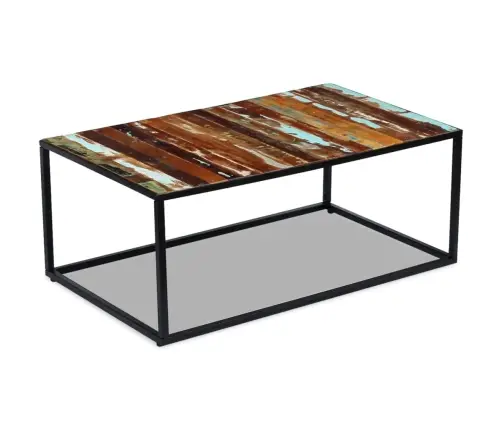 Kafijas Galdiņš, Pārstrādāts Masīvkoks, 100X60X40 Cm Vidaxl Kafijas Galdiņš, Pārstrādāts Masīvkoks, 100X60X40 Cm Vidaxl