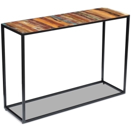 Konsoles Galdiņš, Pārstrādāts Masīvkoks, 110X35X76 Cm Vidaxl