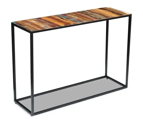 Konsoles Galdiņš, Pārstrādāts Masīvkoks, 110X35X76 Cm Vidaxl