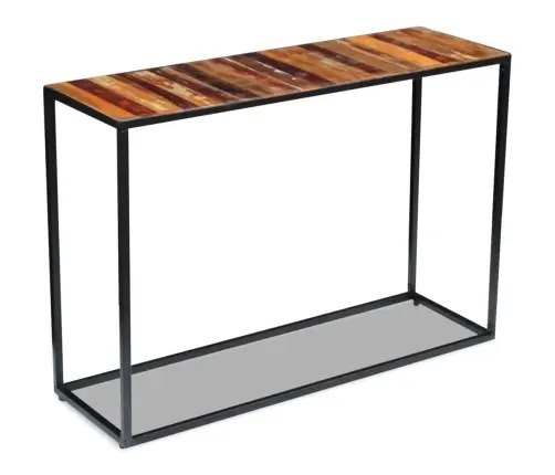Konsoles Galdiņš, Pārstrādāts Masīvkoks, 110X35X76 Cm Vidaxl