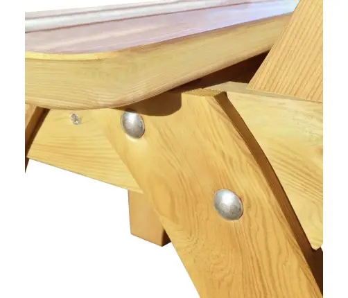 Āra Mēbeļu Komplekts, 4 Gab., Impregnēts Priedes Koks Vidaxl