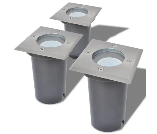 Maapinna Led-Valgustid 3 Tk Kandiline