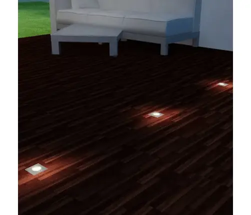 Maapinna Led-Valgustid 3 Tk Kandiline