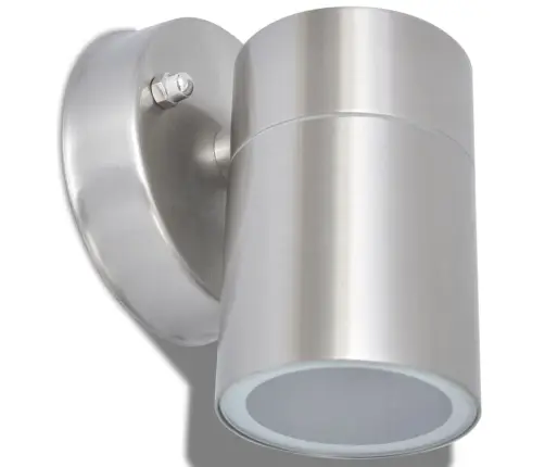 Lauko Sien. Šviestuvai, 2Vnt., Nerūd. Plienas, Šviesa Į Apačią