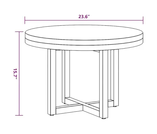 Kavos Staliukas, Tikmedis Ir Derva, 60 Cm