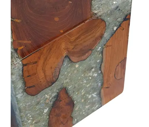 Taburete, Masīvs Tīkkoks Un Sveķi Vidaxl