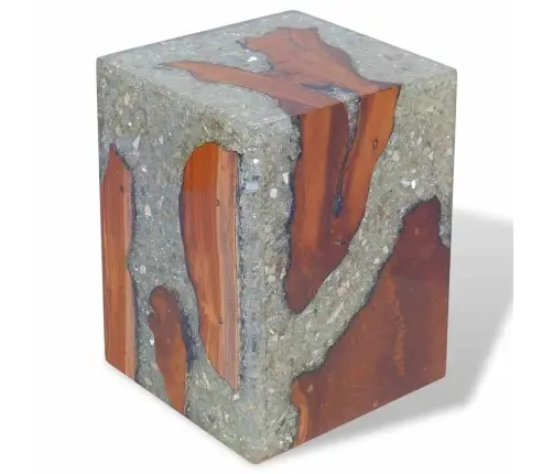 Taburete, Masīvs Tīkkoks Un Sveķi Vidaxl