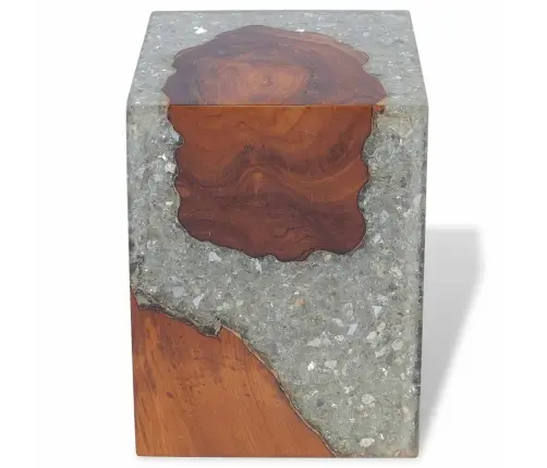 Taburete, Masīvs Tīkkoks Un Sveķi Vidaxl