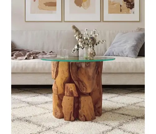 Kohvilaud Tugevast Tiikpuu Ajupuidust 60 Cm Kohvilaud Tugevast Tiikpuu Ajupuidust 60 Cm