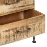 Kumode Ar Atvilktnēm, 45X35X106 Cm, Mango Masīvkoks Vidaxl Kumode Ar Atvilktnēm, 45X35X106 Cm, Mango Masīvkoks Vidaxl