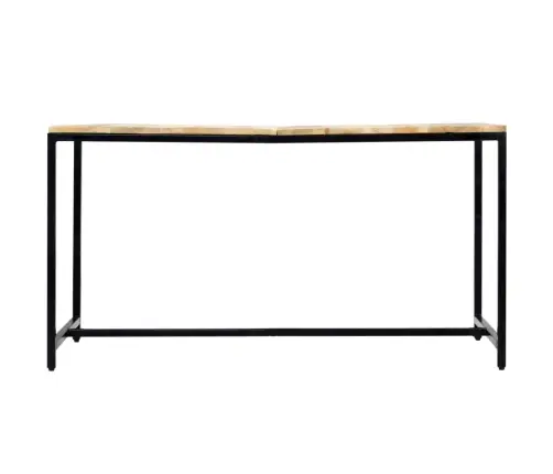 Söögilaud, 140 X 70 X 75 cm Töötlemata Mangopuit