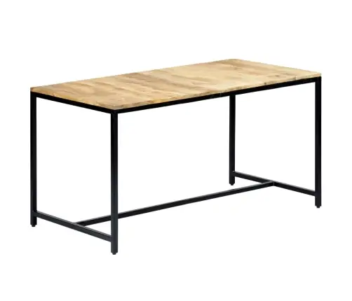 Söögilaud, 140 X 70 X 75 cm Töötlemata Mangopuit