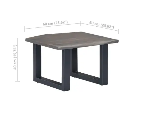 Kavos Stal., Neapd. Krašto, Pilk., 60X60X40cm Akac. Med. Mas.