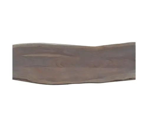 Konsoles Galdiņš, 115X35X76 Cm, Akācijas Koks Un Dzelzs, Pelēks Vidaxl
