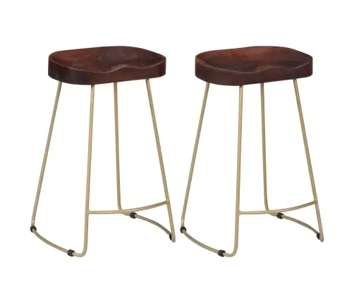 Gavin Baro Taburetės, 2Vnt., Mango Medienos Masyvas