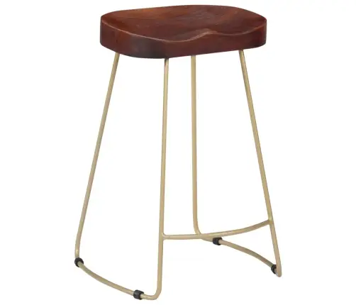 Gavin Baro Taburetės, 2Vnt., Mango Medienos Masyvas