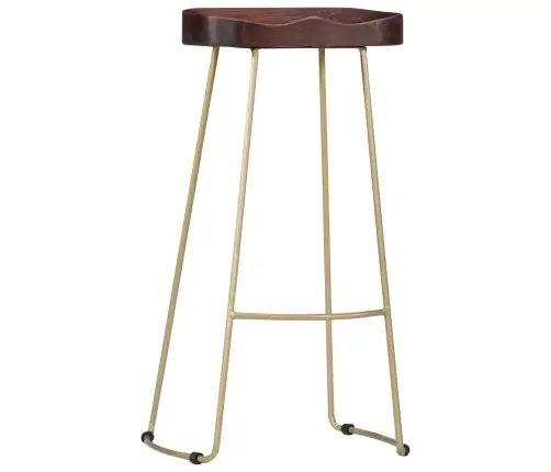 Gavin Bāra Krēsli, 2 Gab., Mango Masīvkoks Vidaxl