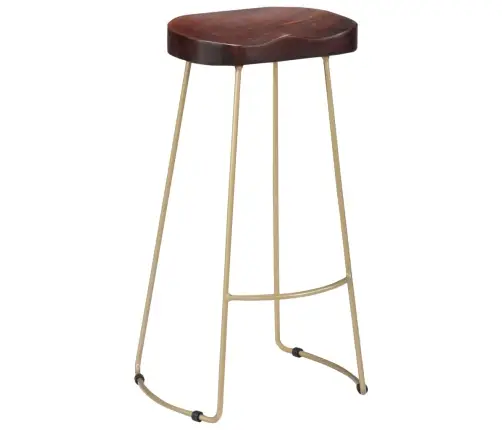 Gavin Bāra Krēsli, 2 Gab., Mango Masīvkoks Vidaxl