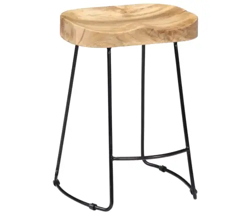 Gavin Bāra Krēsli, 2 Gab., Mango Masīvkoks Vidaxl