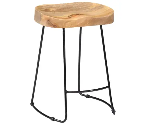 Gavin Bāra Krēsli, 2 Gab., Mango Masīvkoks Vidaxl