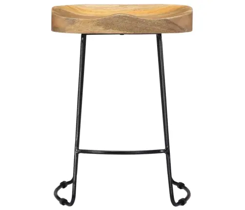 Gavin Bāra Krēsli, 2 Gab., Mango Masīvkoks Vidaxl