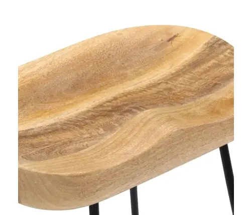 Gavin Bāra Krēsli, 2 Gab., Mango Masīvkoks Vidaxl