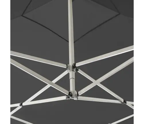 Saliekama Nojume, 3X3M, Alumīnijs, Antracītpelēka Vidaxl