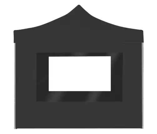 Saliekama Nojume Ar Sienām, 3X3M, Alumīnijs, Antracītpelēka Vidaxl