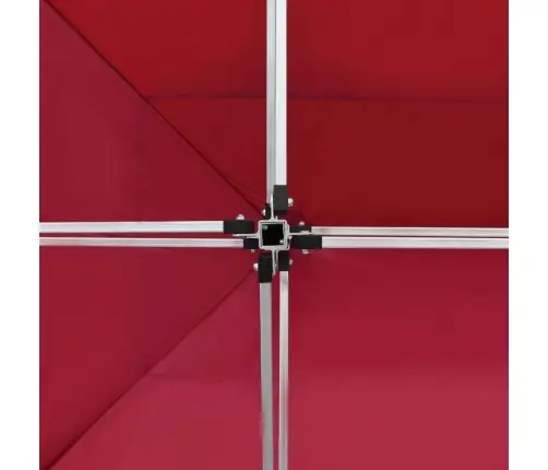 Saliekama Nojume, 4,5X3 M, Alumīnijs, Vīnsarkana Vidaxl